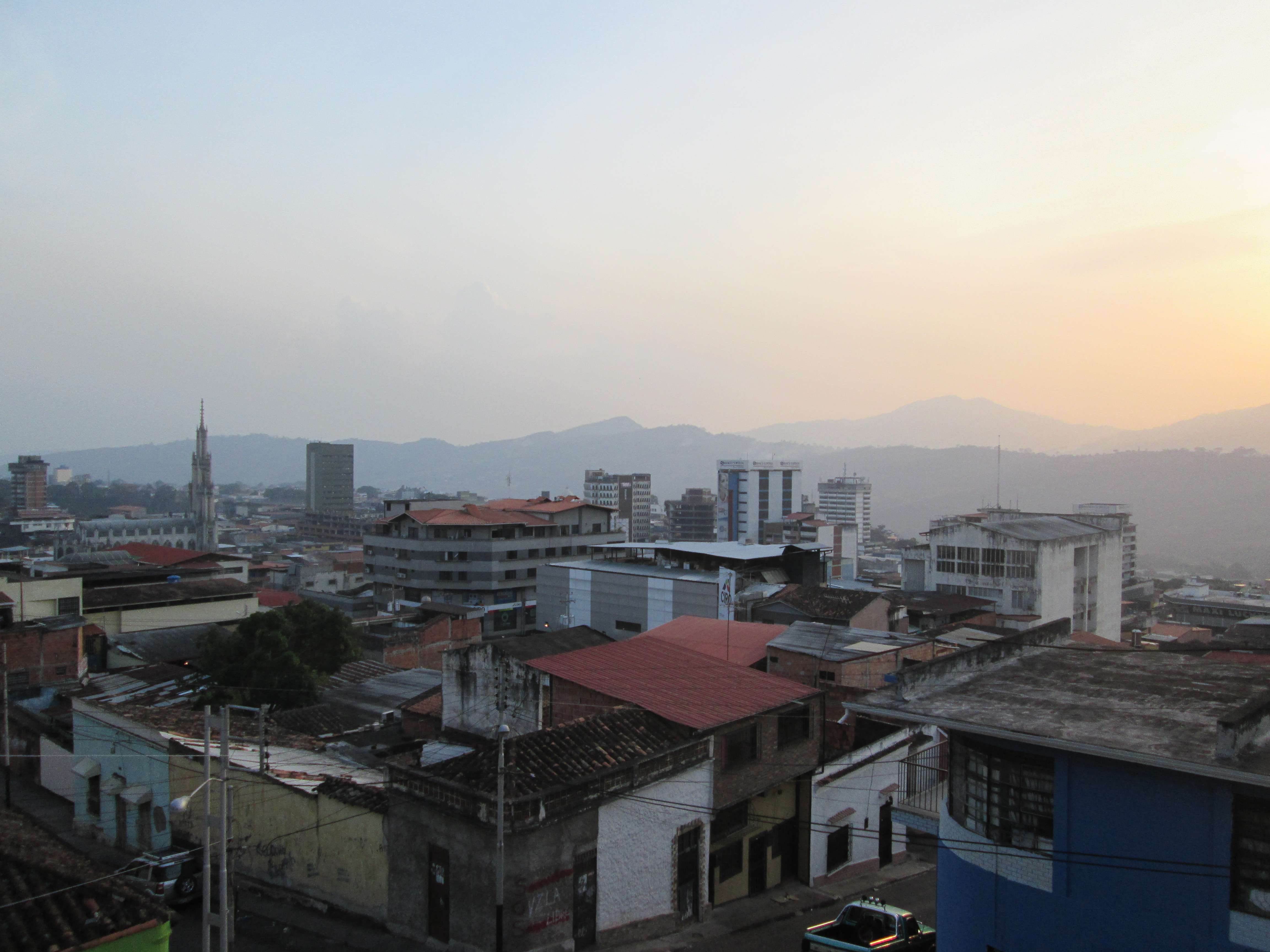 A view of San Cristóbal from my host's roof