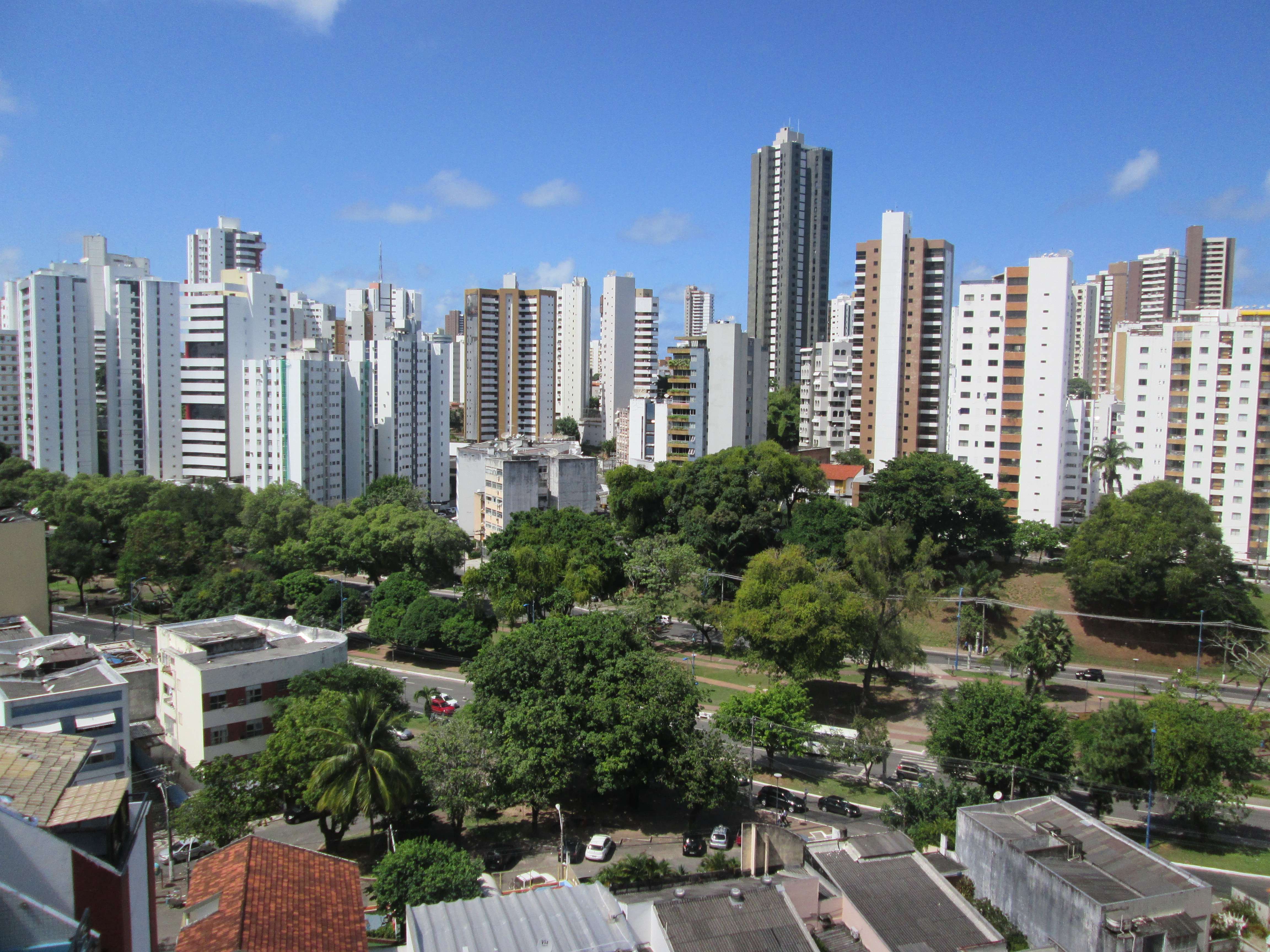 The cityscape of Salvador, Brazil
