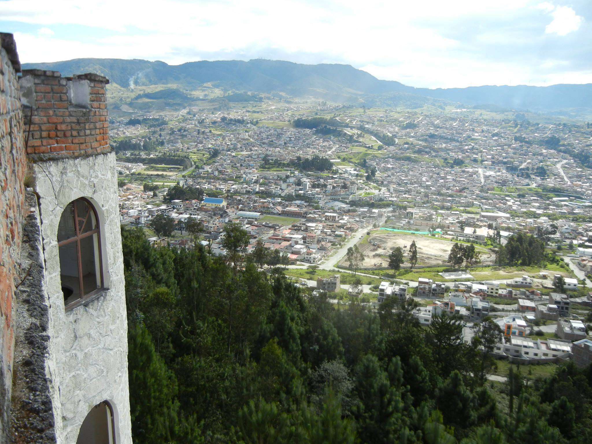 View of Loja from the castle